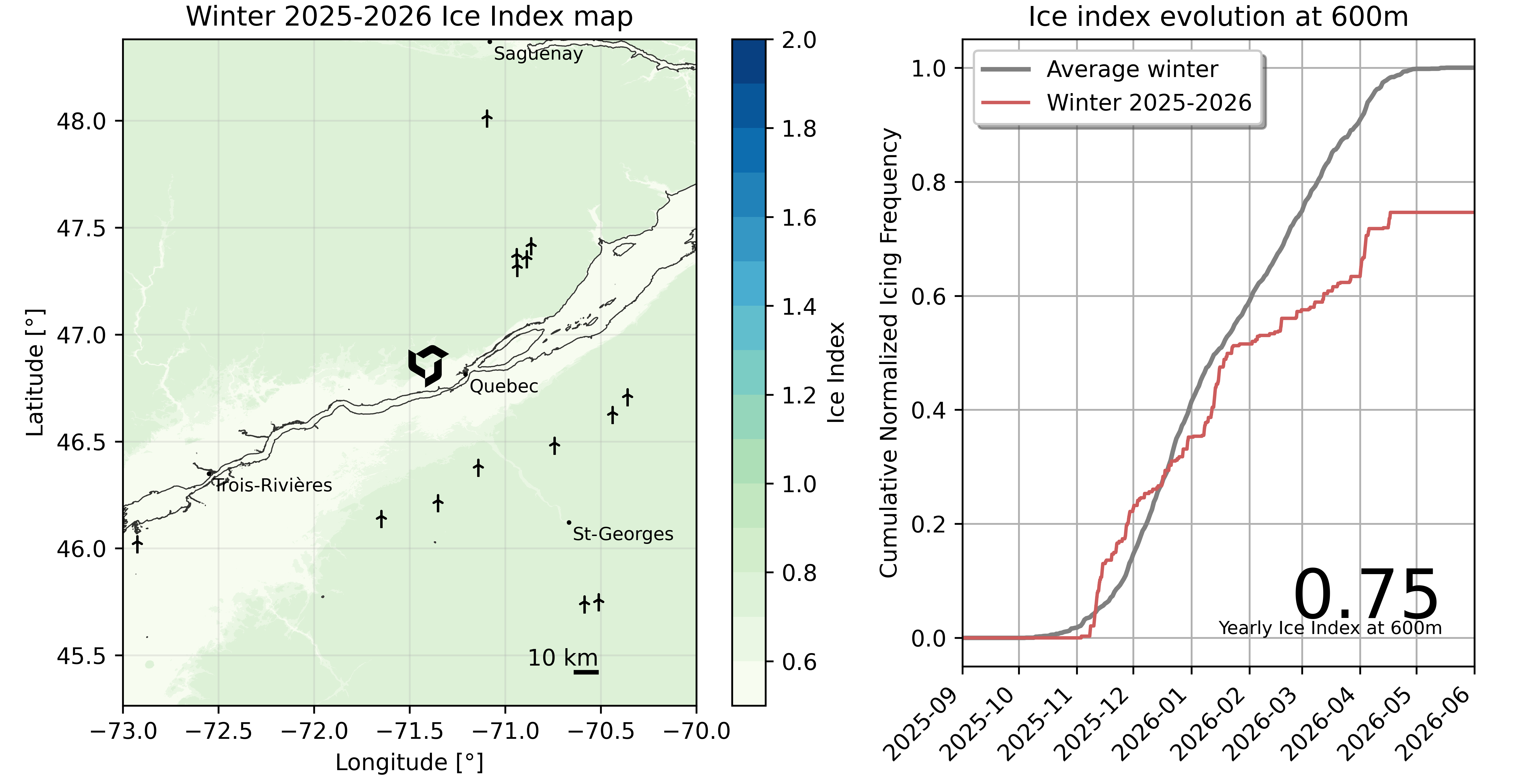 Winter 2025-2026 ice index map